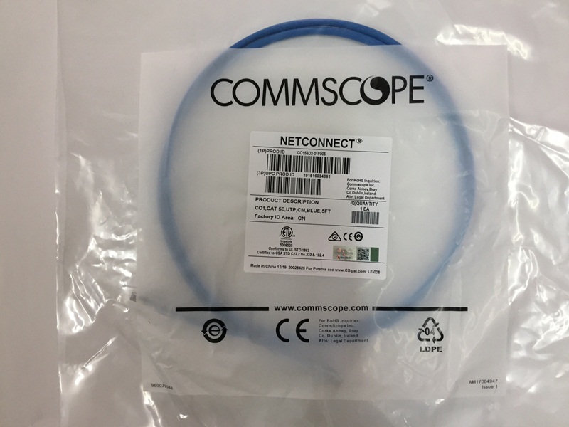 Dây nhảy patch cord commscope AMP cat6 dài 1.5M giá tốt cho dự án